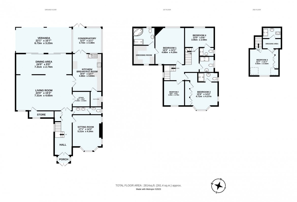 Floorplans For Foxley Lane, Purley, CR8