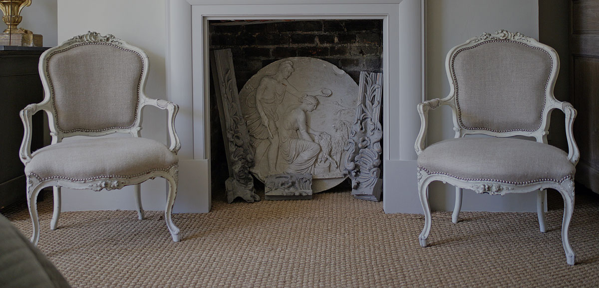 two ornate chairs