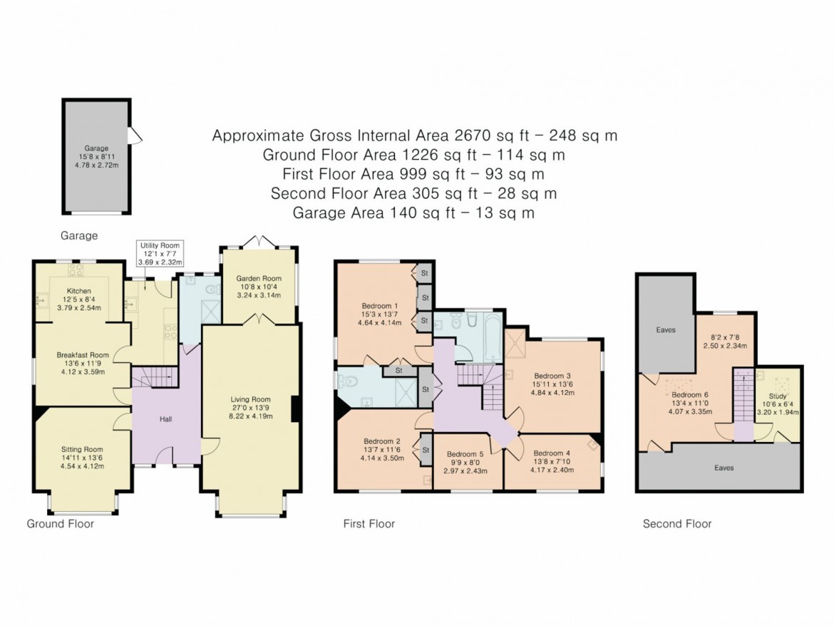 Floorplans For Peaks Hill, Purley, CR8