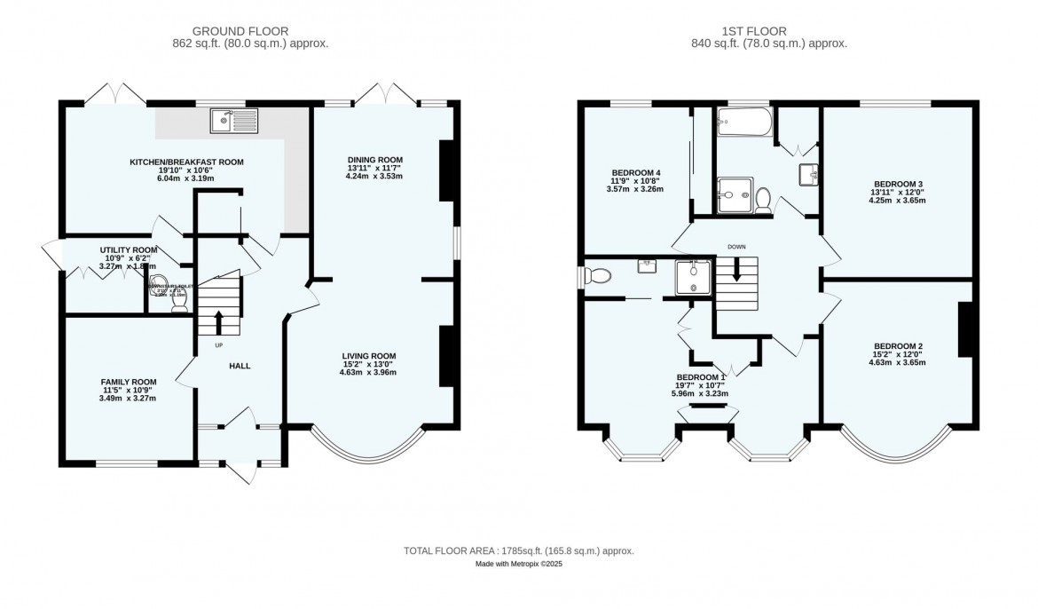 Floorplans For Hawkhirst Road, Kenley, CR8