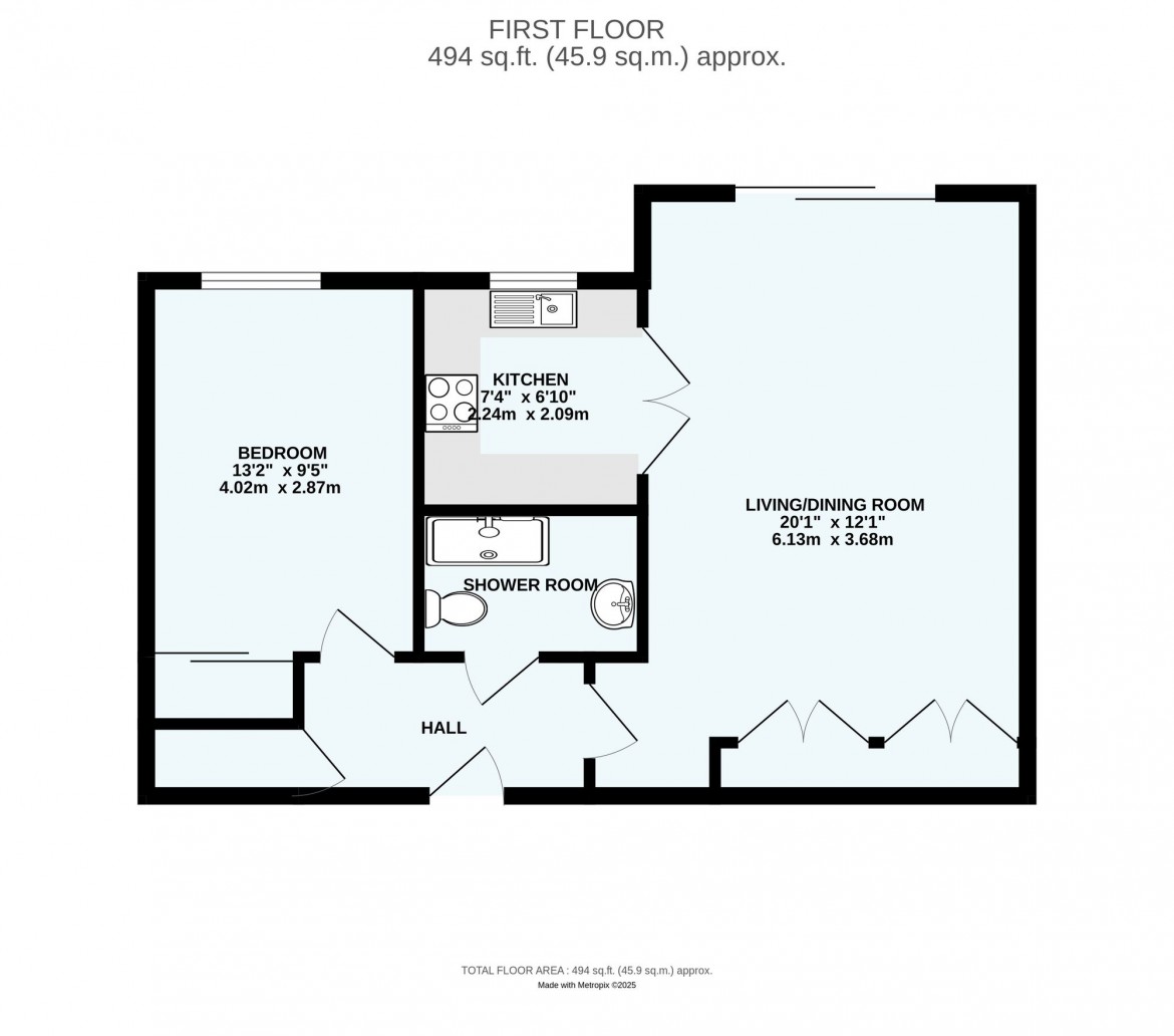 Floorplans For Foxley Lane, Reynard Court, CR8