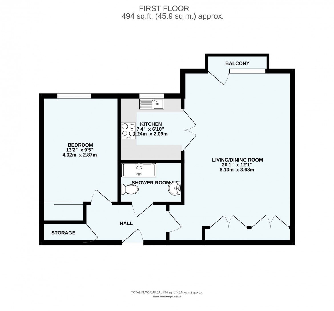 Floorplans For Foxley Lane, Reynard Court, CR8
