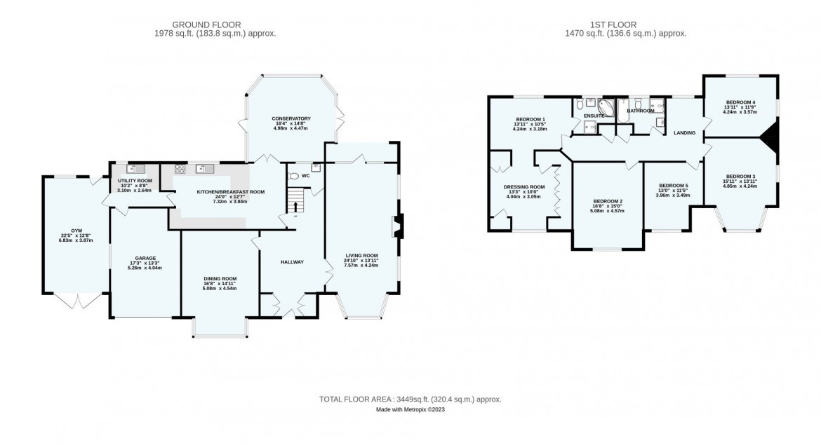 Floorplans For Purley Downs Road, South Croydon, CR2