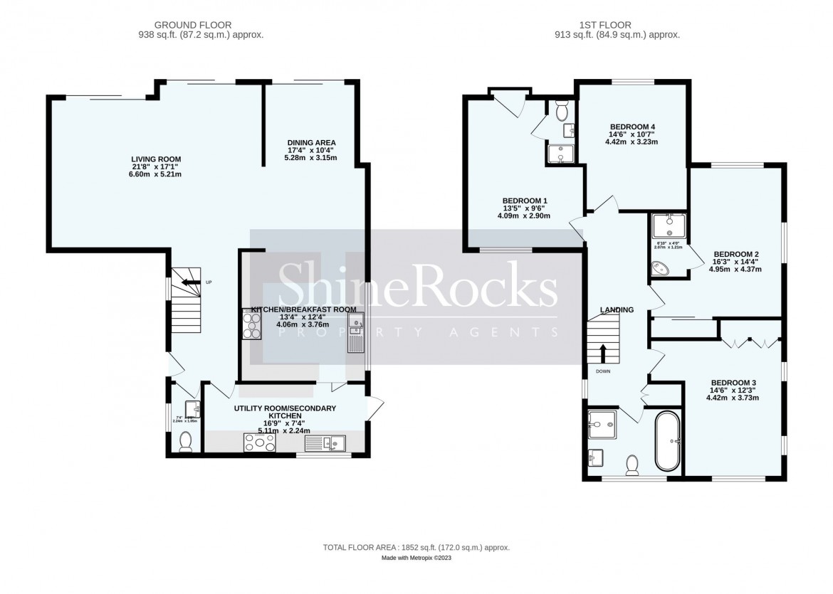 Floorplans For Burcott Road, Purley, CR8