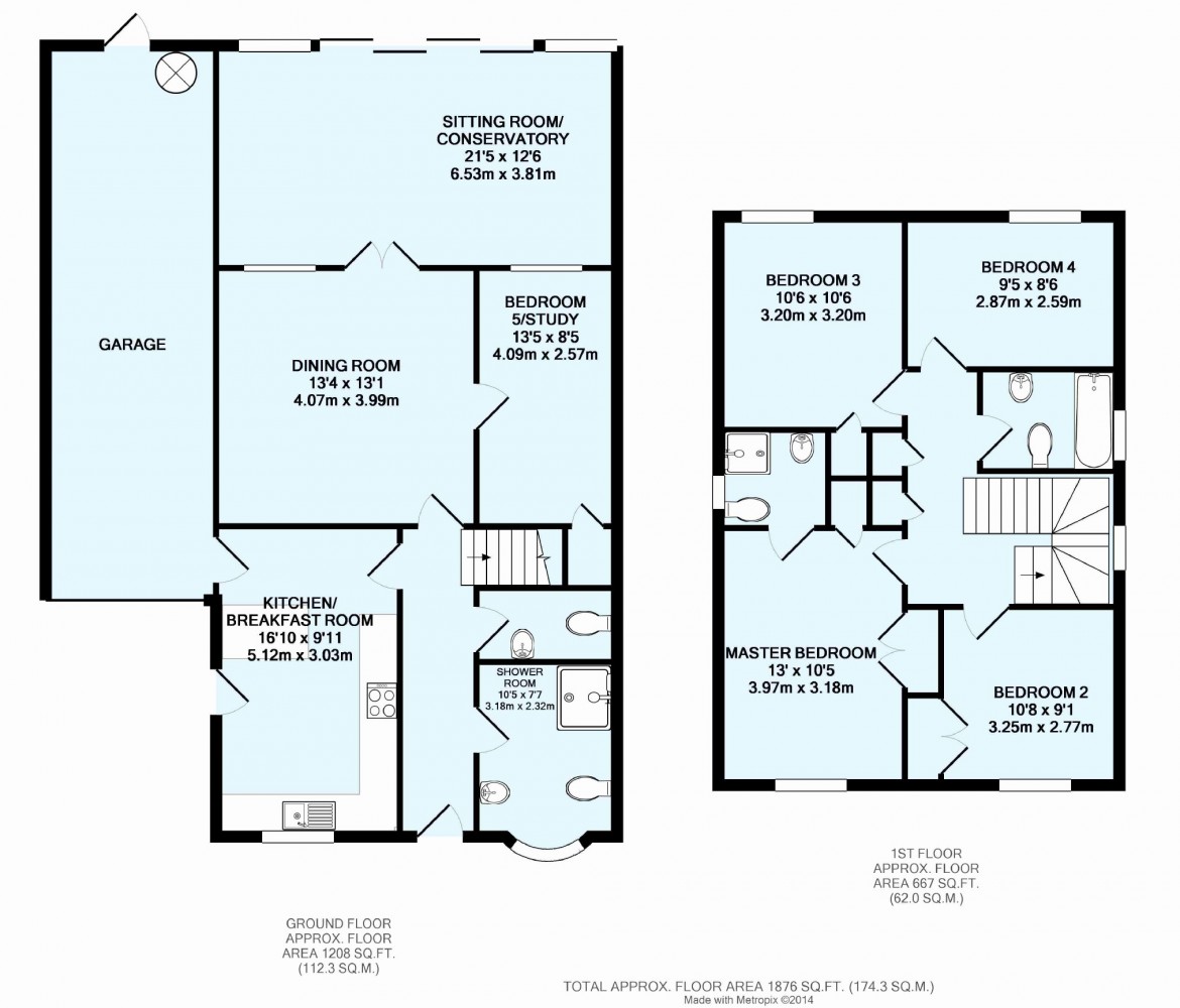 Floorplans For Upper Selsdon Road, Selsdon, Surrey