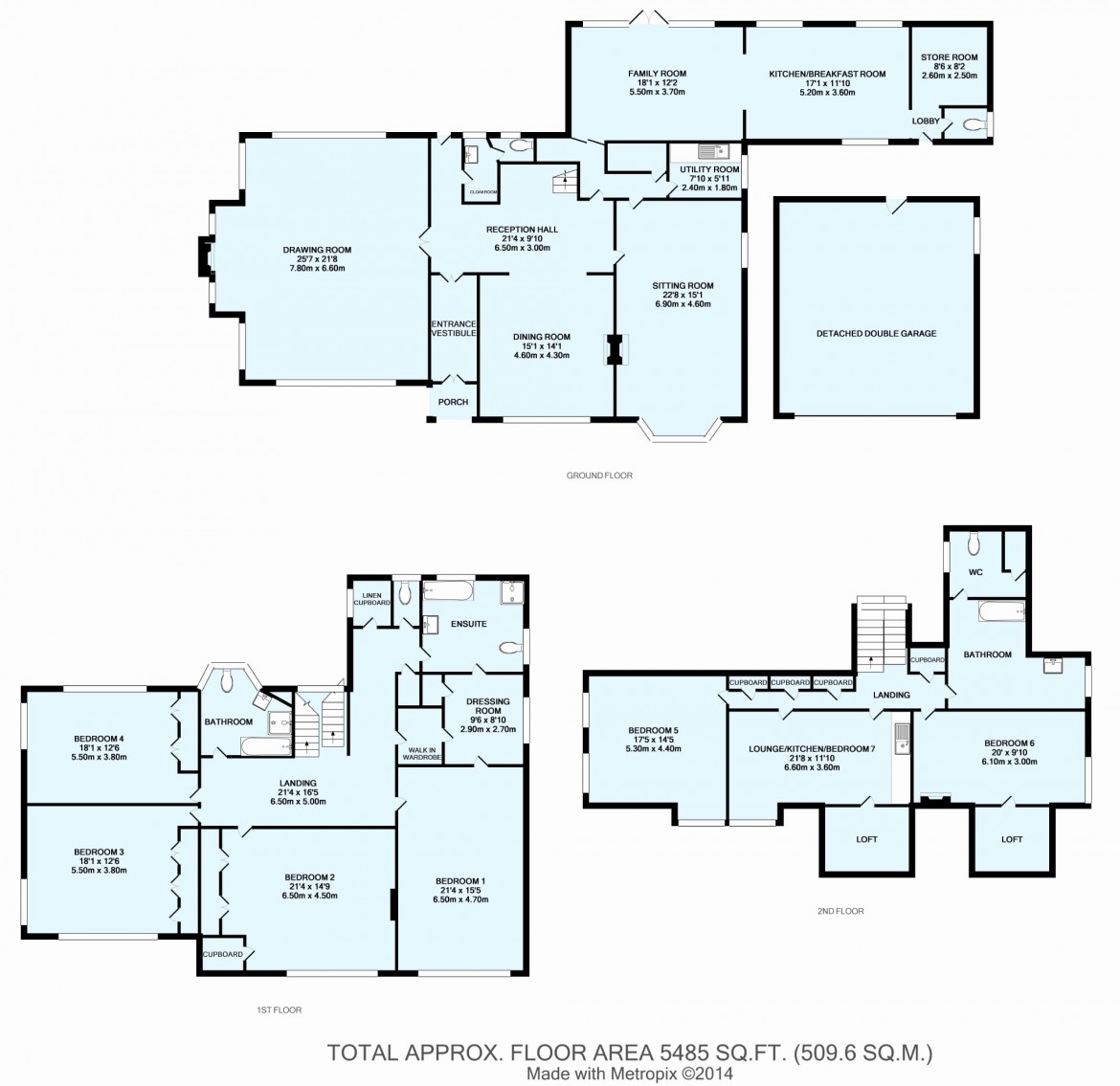 Floorplans For Rose Walk, Webb Estate, West Purley, Surrey