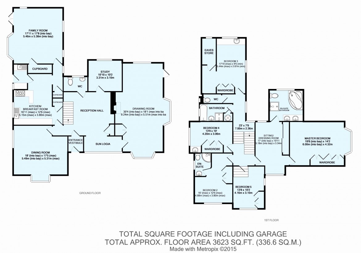 Floorplans For Foxley Lane, West Purley, Surrey