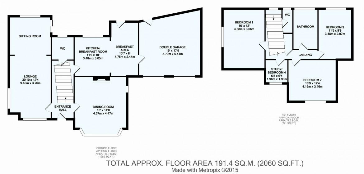 Floorplans For Bridle Way, Coulsdon, Surrey