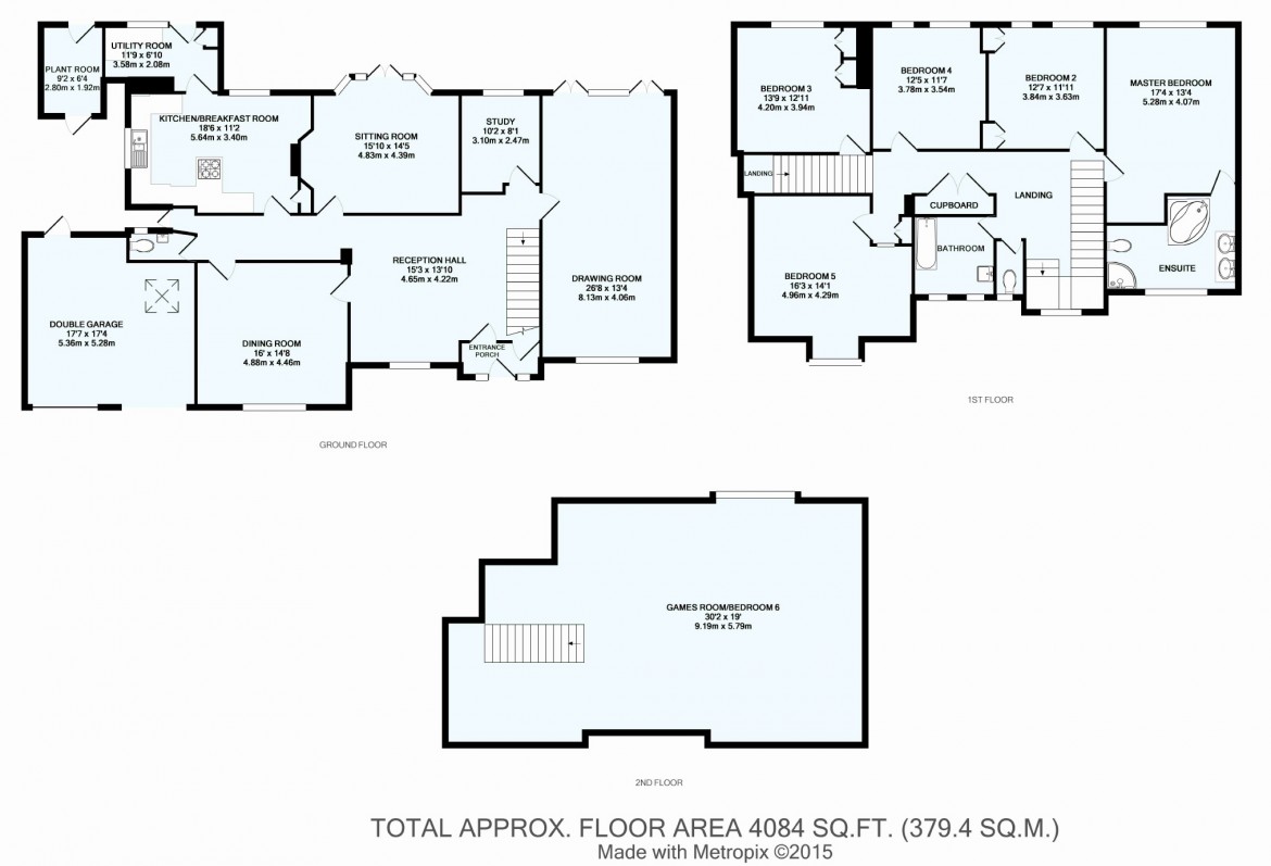 Floorplans For Grimwade Avenue, Whitgift Foundation, Surrey