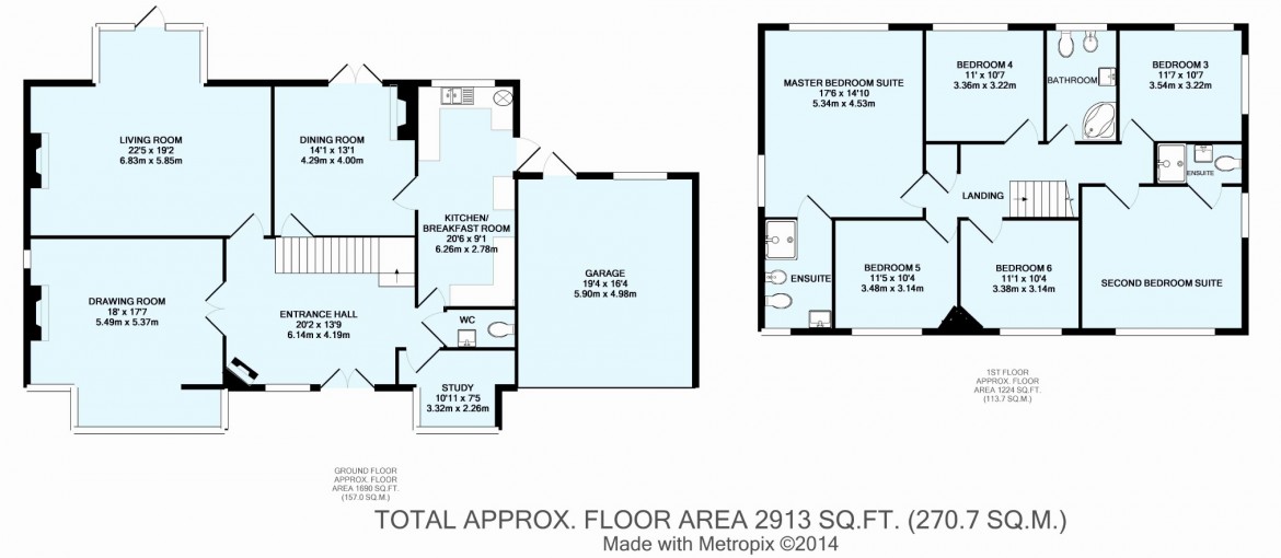Floorplans For Foxley Lane, West Purley, Surrey