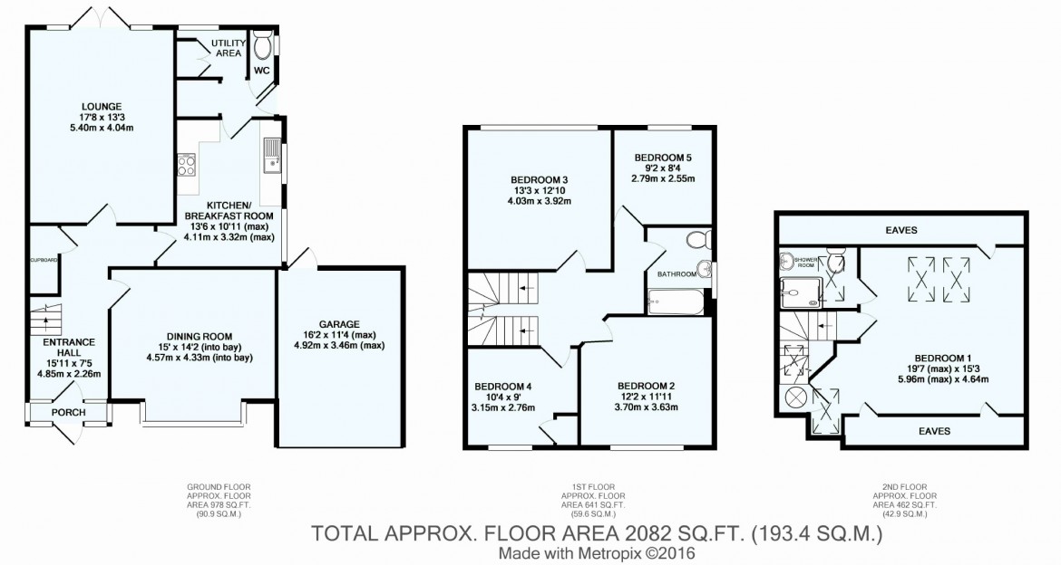 Floorplans For Foxley Lane, West Purley