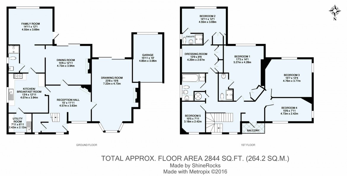 Floorplans For Hillcrest Road, Purley, Surrey