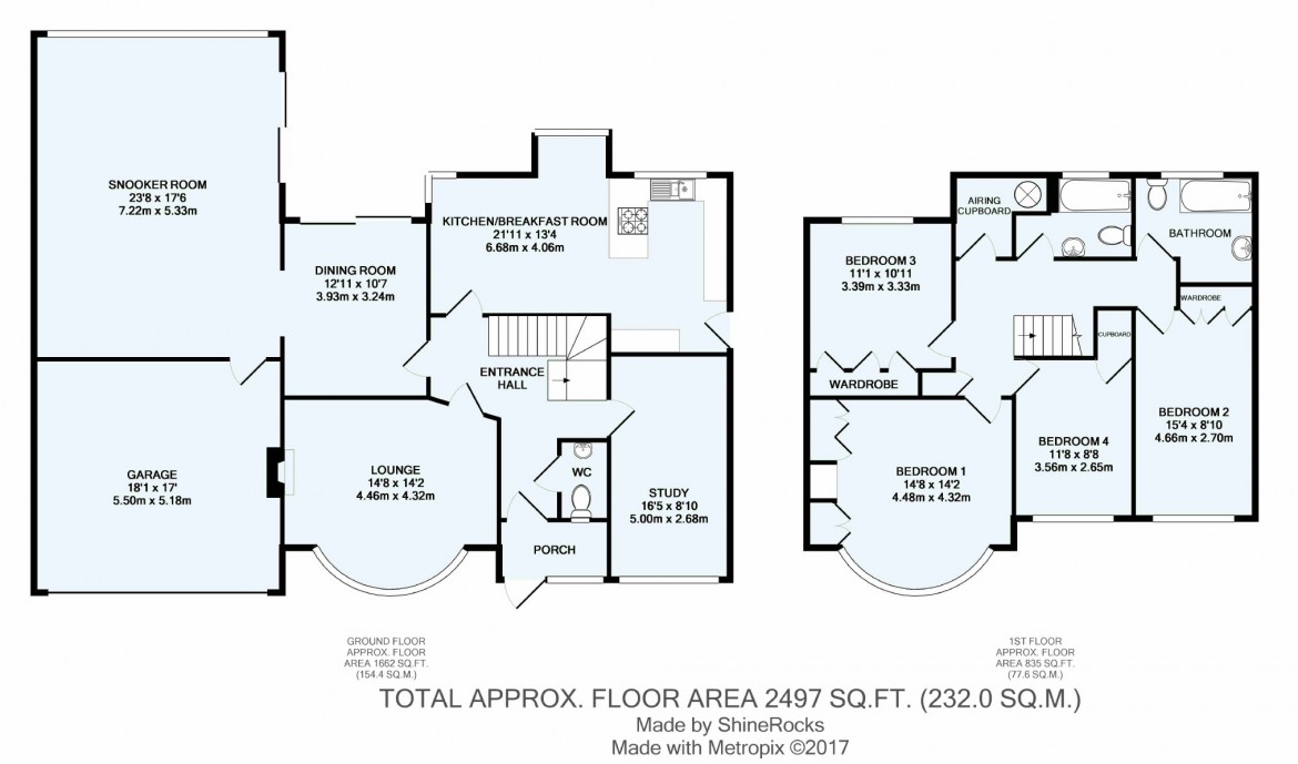 Floorplans For Great Woodcote Park, Purley, Surrey