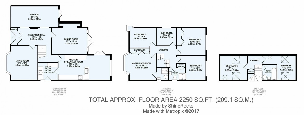 Floorplans For Box Ridge Avenue, West Purley, Surrey