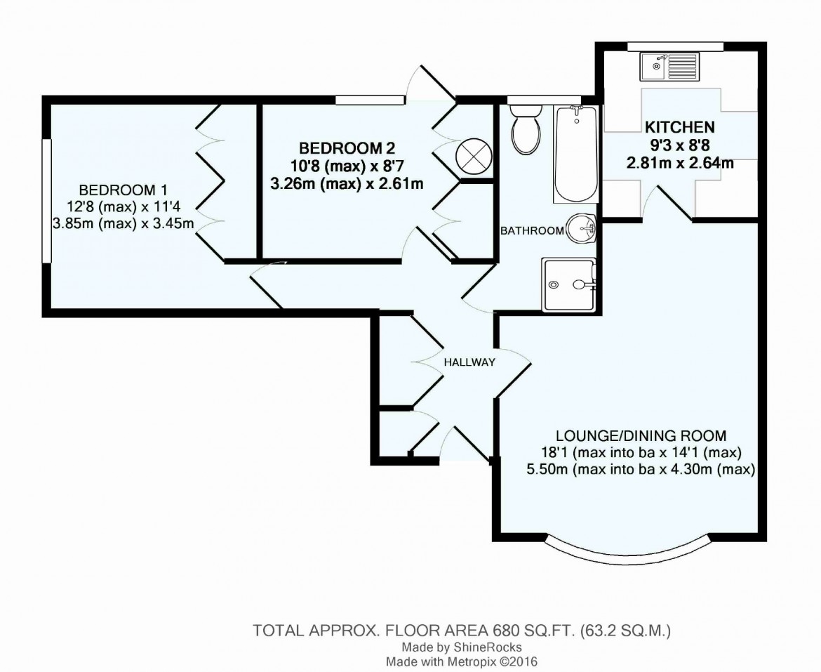 Floorplans For Hayes Lane, Kenley, Surrey