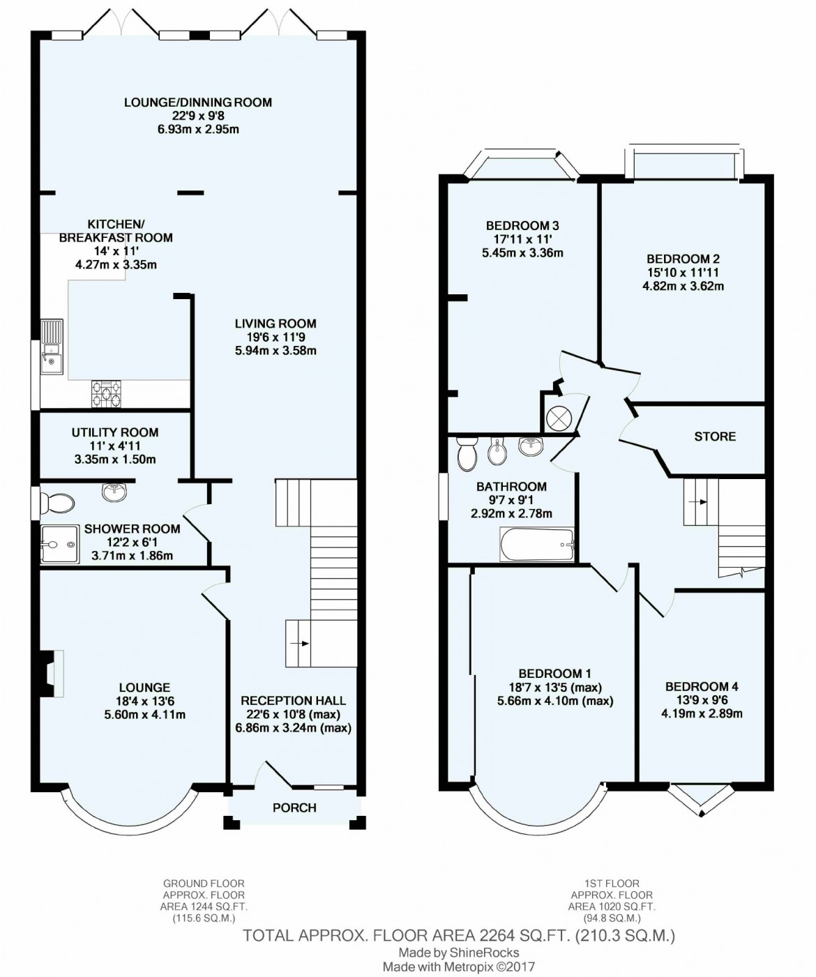 Floorplans For Penwortham Road, Sanderstead, South Croydon, Surrey