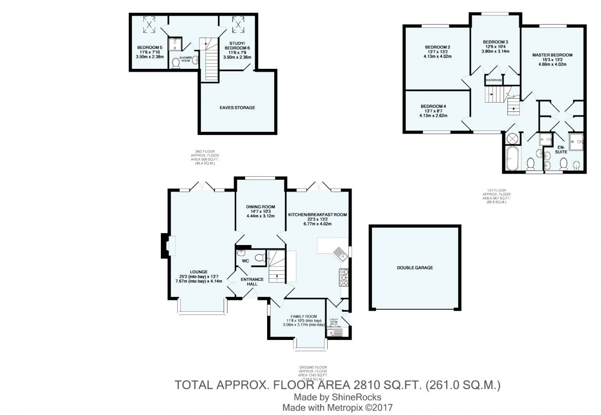 Floorplans For Sovereign Close, Purley, Surrey