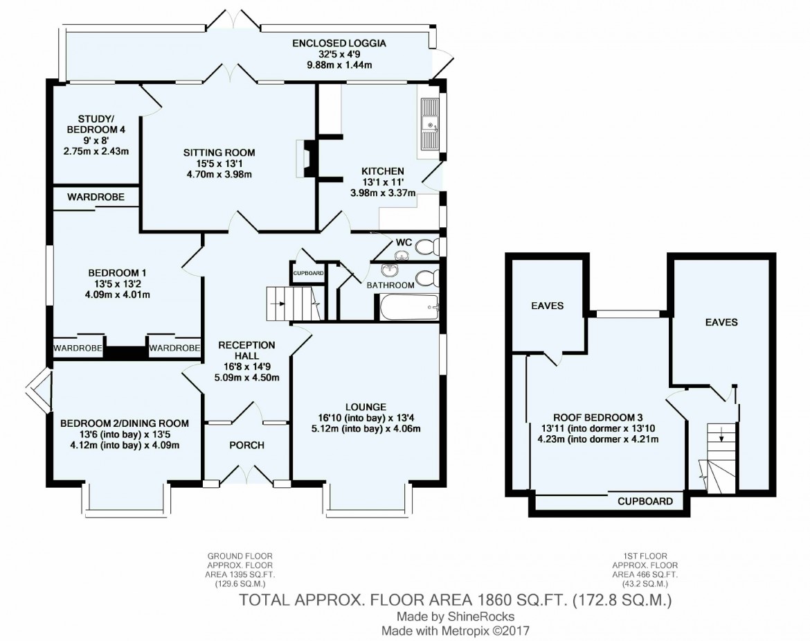 Floorplans For Woodcote Road, Purley, Surrey