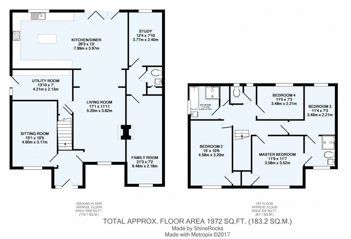 Floorplans For Mount Park Avenue, South Croydon, Surrey