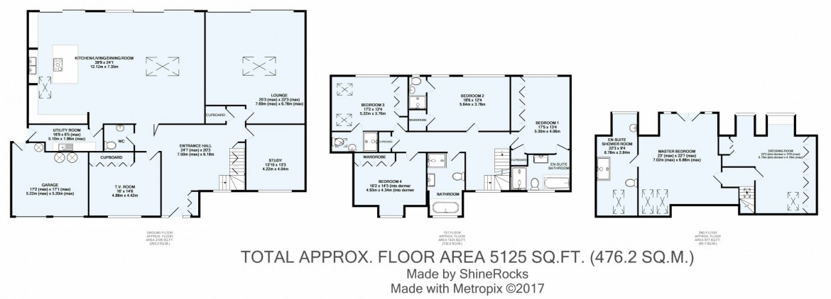 Floorplans For Grimwade Avenue, Whitgift Foundation, Croydon, Surrey