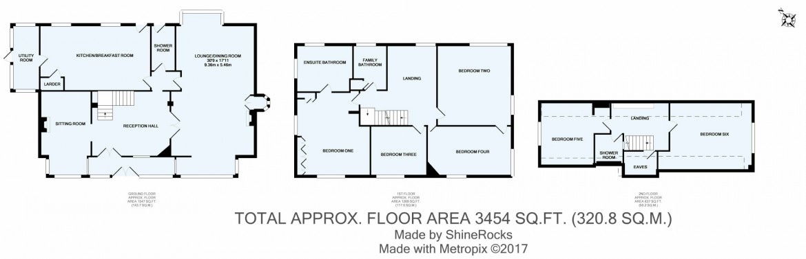 Floorplans For Furze Lane, Webb Estate Conservation Area, Purley