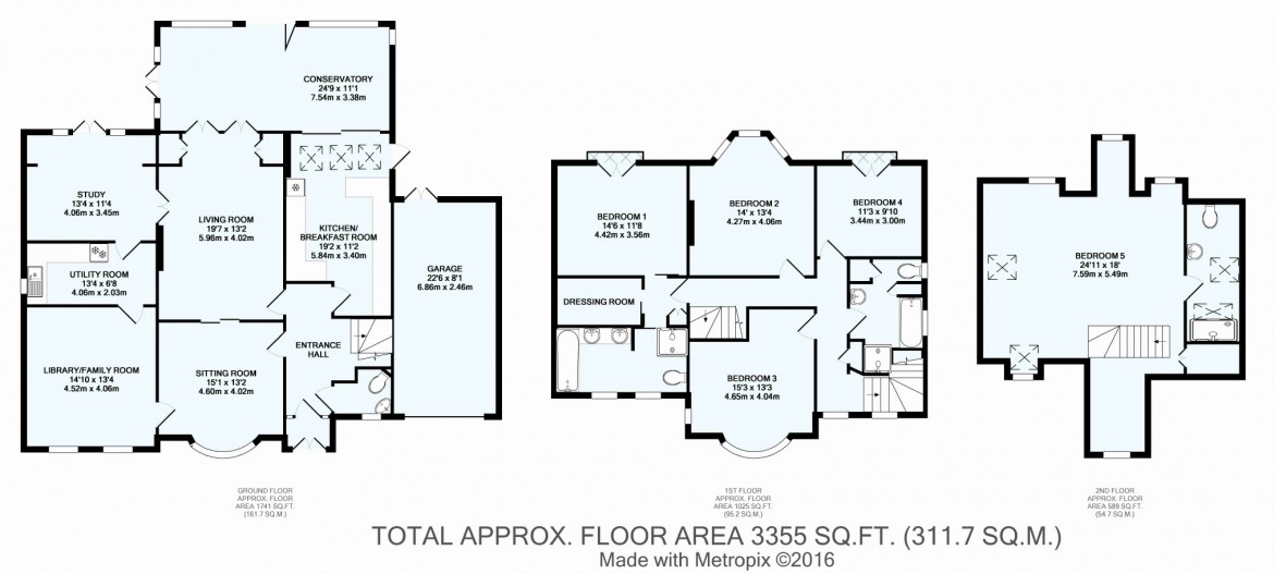 Floorplans For Fitzjames Avenue, Whitgift Foundation, Croydon, Surrey