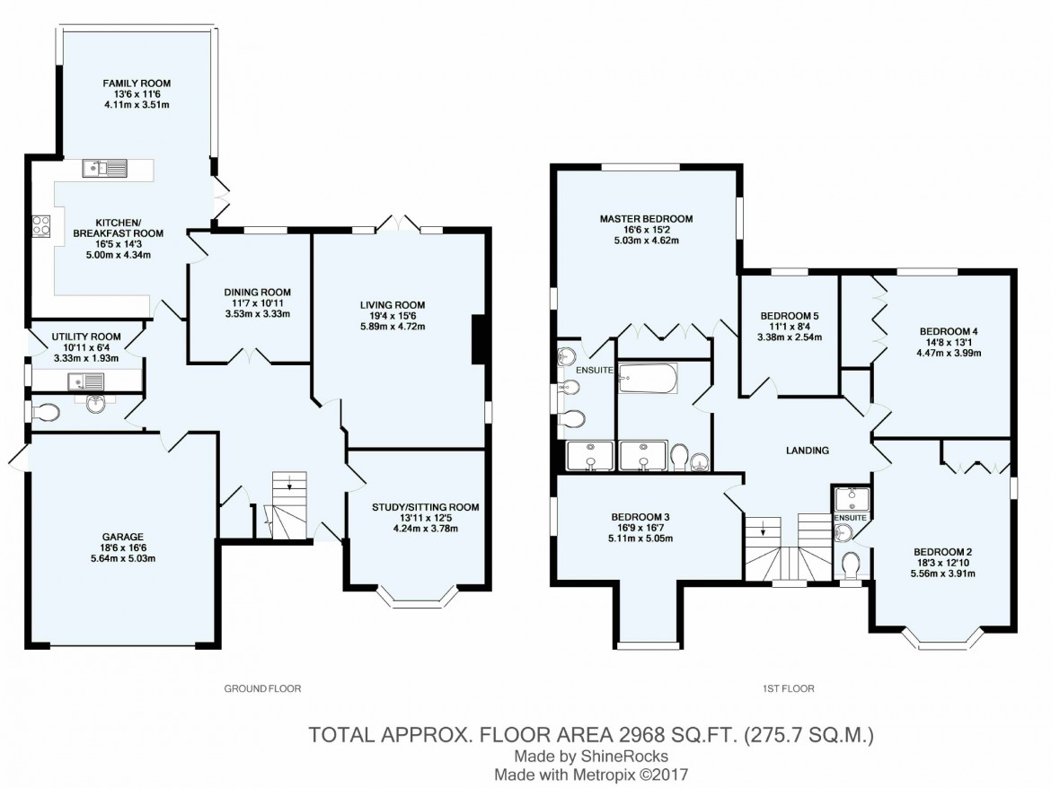 Floorplans For Driftwood Drive, Kenley, Surrey