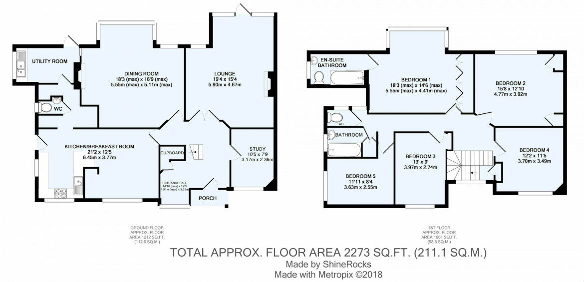 Floorplans For Furze Lane, Webb Estate, Purley, Surrey