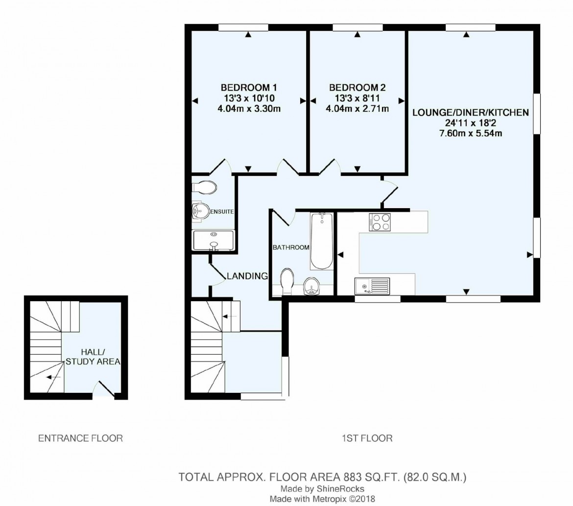 Floorplans For Upper Woodcote Village, Webb Estate, Purley