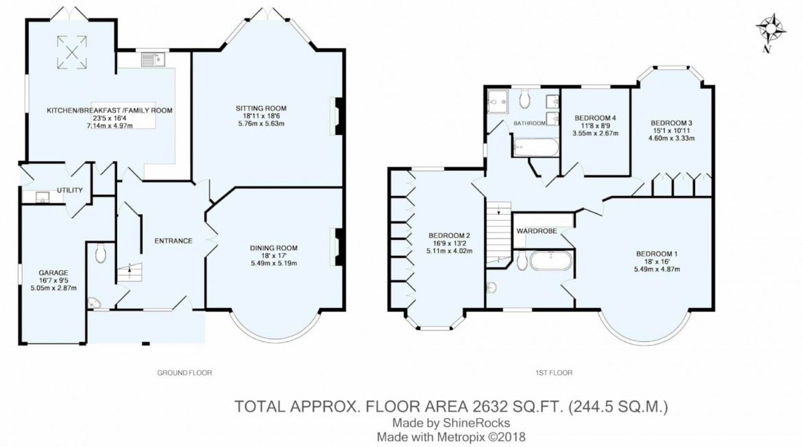 Floorplans For Great Woodcote Park, Purley, Surrey