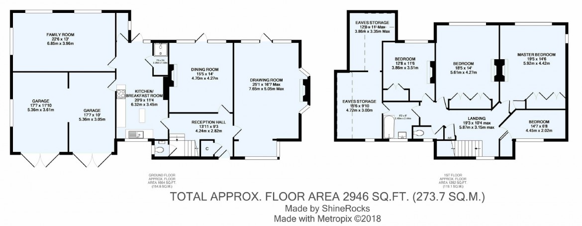 Floorplans For Briar Hill, Webb Estate, West Purley, Surrey