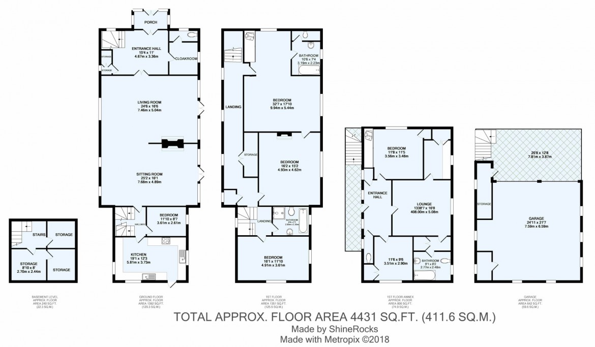 Floorplans For Birch Lane, Webb Estate, Purley, Surrey