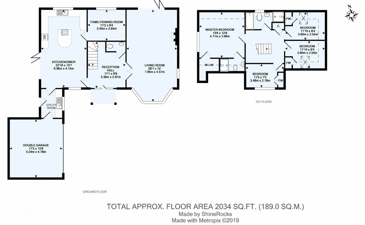 Floorplans For Woodcrest Road, West Purley, Surrey