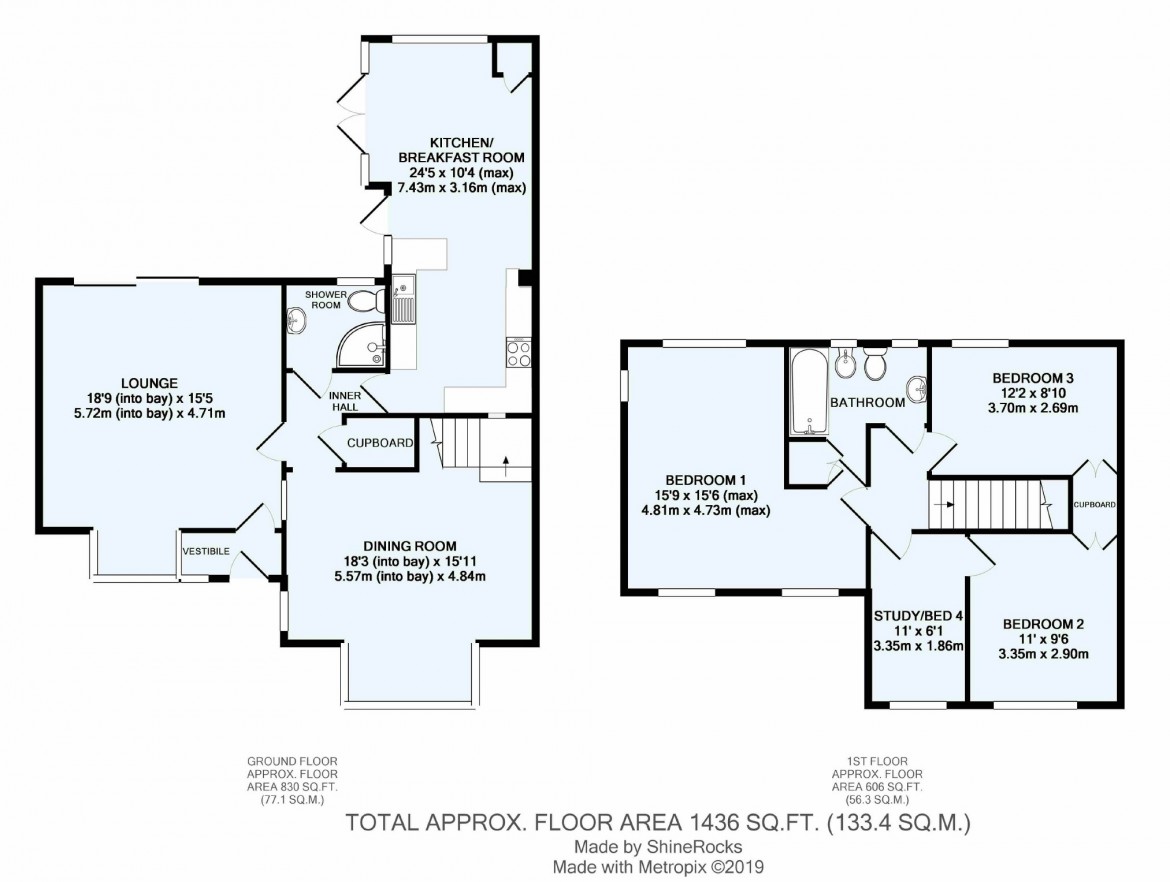 Floorplans For Upper Woodcote Village, Webb Estate, Purley, Surrey