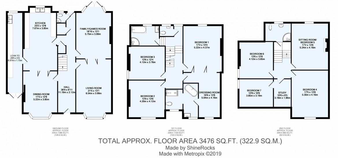 Floorplans For Campden Road, South Croydon