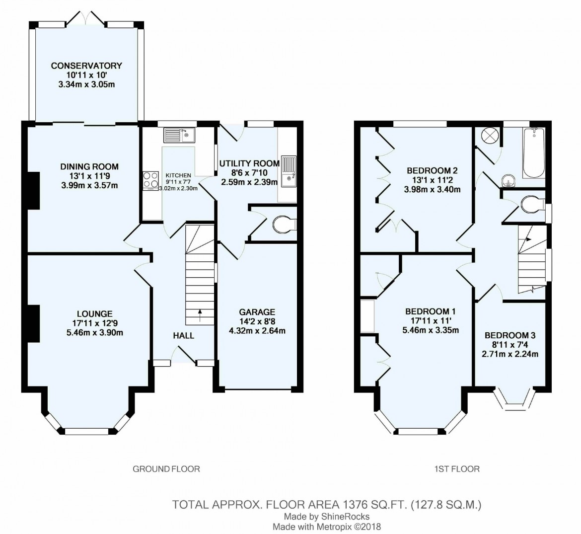 Floorplans For Nursery Close, Shirley, Croydon, Surrey