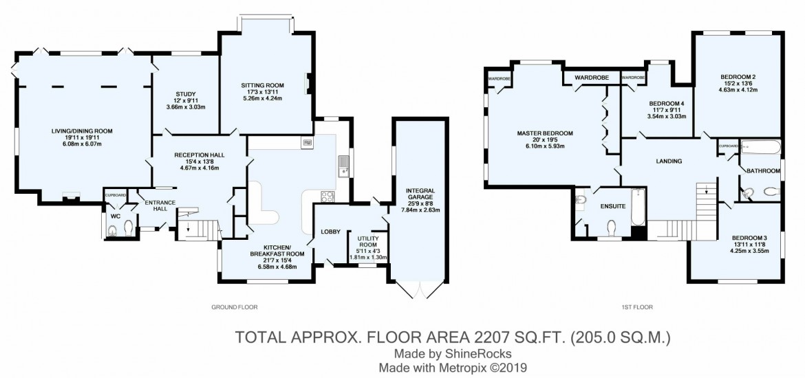 Floorplans For Woodland Way, Purley, Surrey
