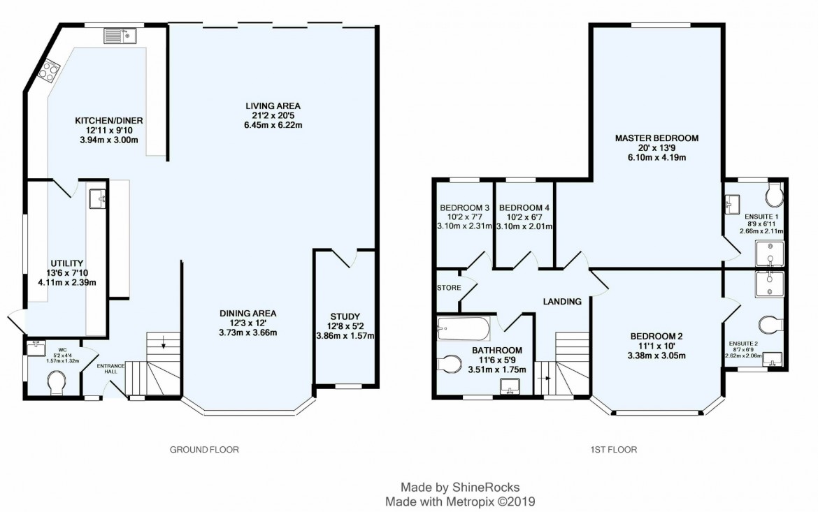 Floorplans For Sanderstead Hill, Sanderstead, South Croydon, Surrey