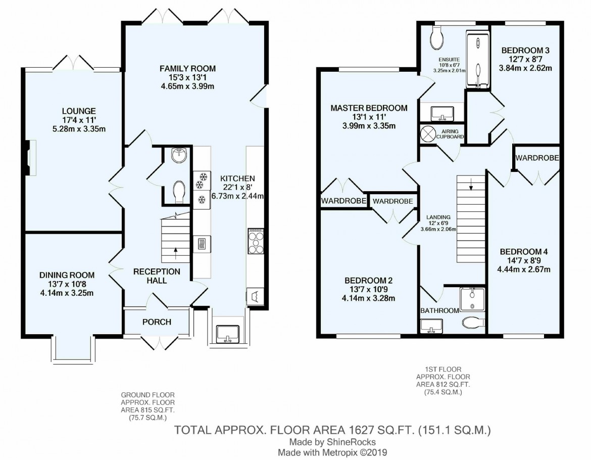 Floorplans For Cardinal Close, Sanderstead, South Croydon, Surrey