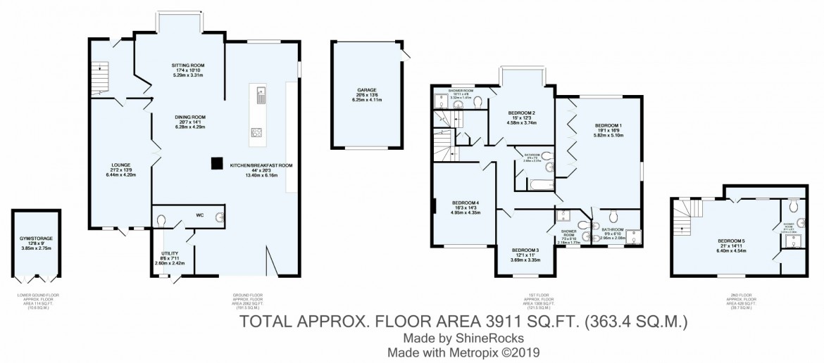 Floorplans For Furze Lane, Webb Estate, Purley, Surrey