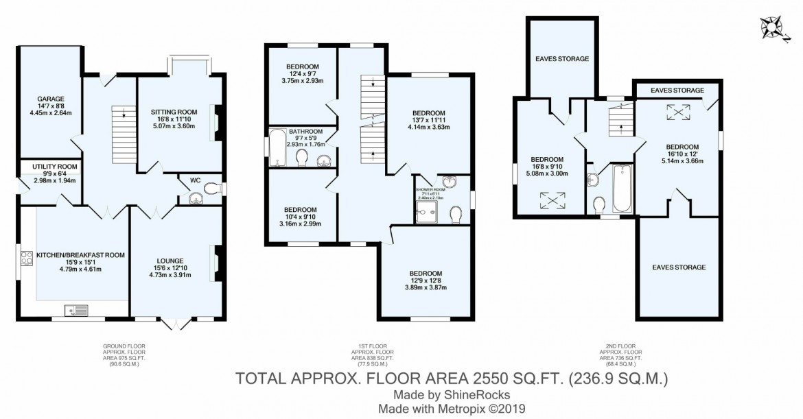 Floorplans For Foxley Lane, West Purley, Surrey