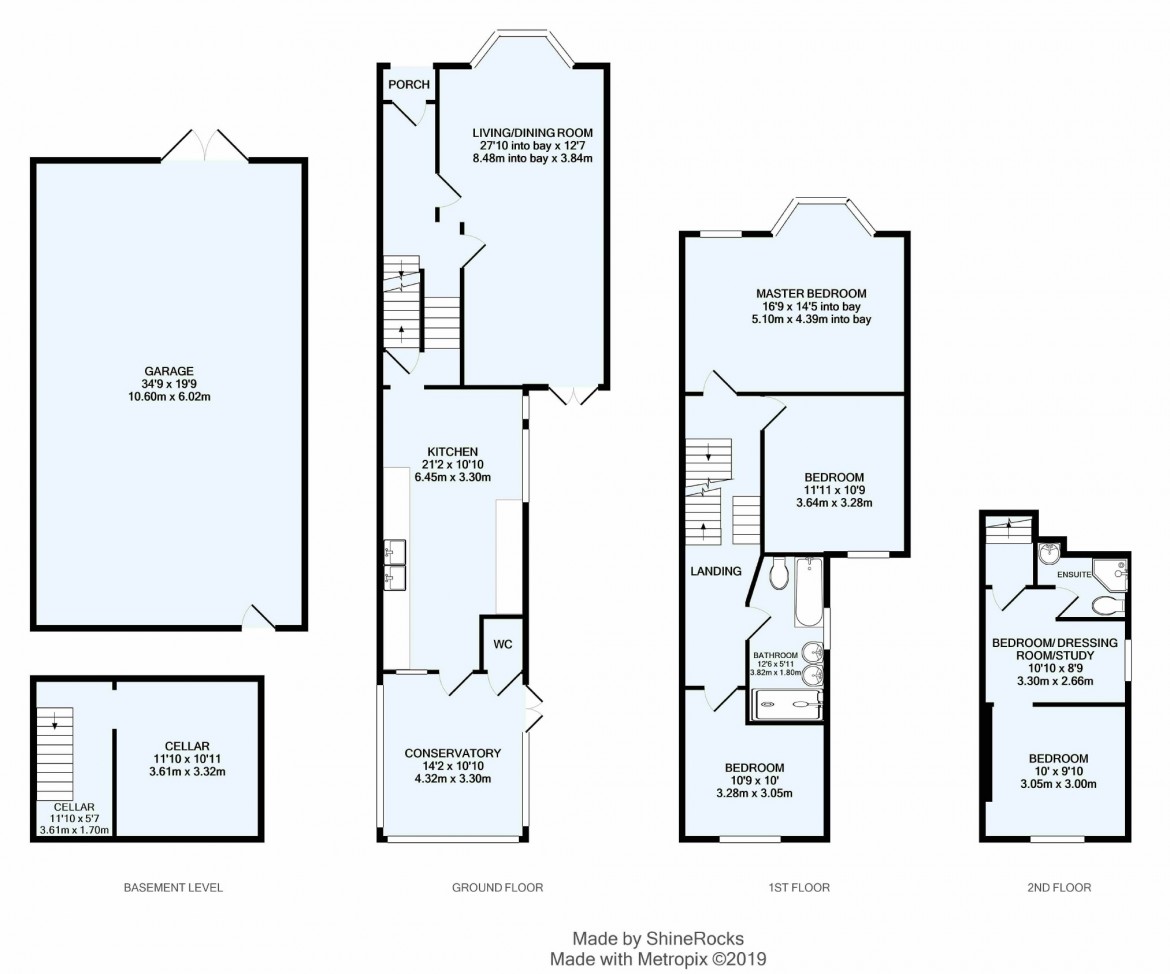 Floorplans For Brighton Road, South Croydon, Surrey