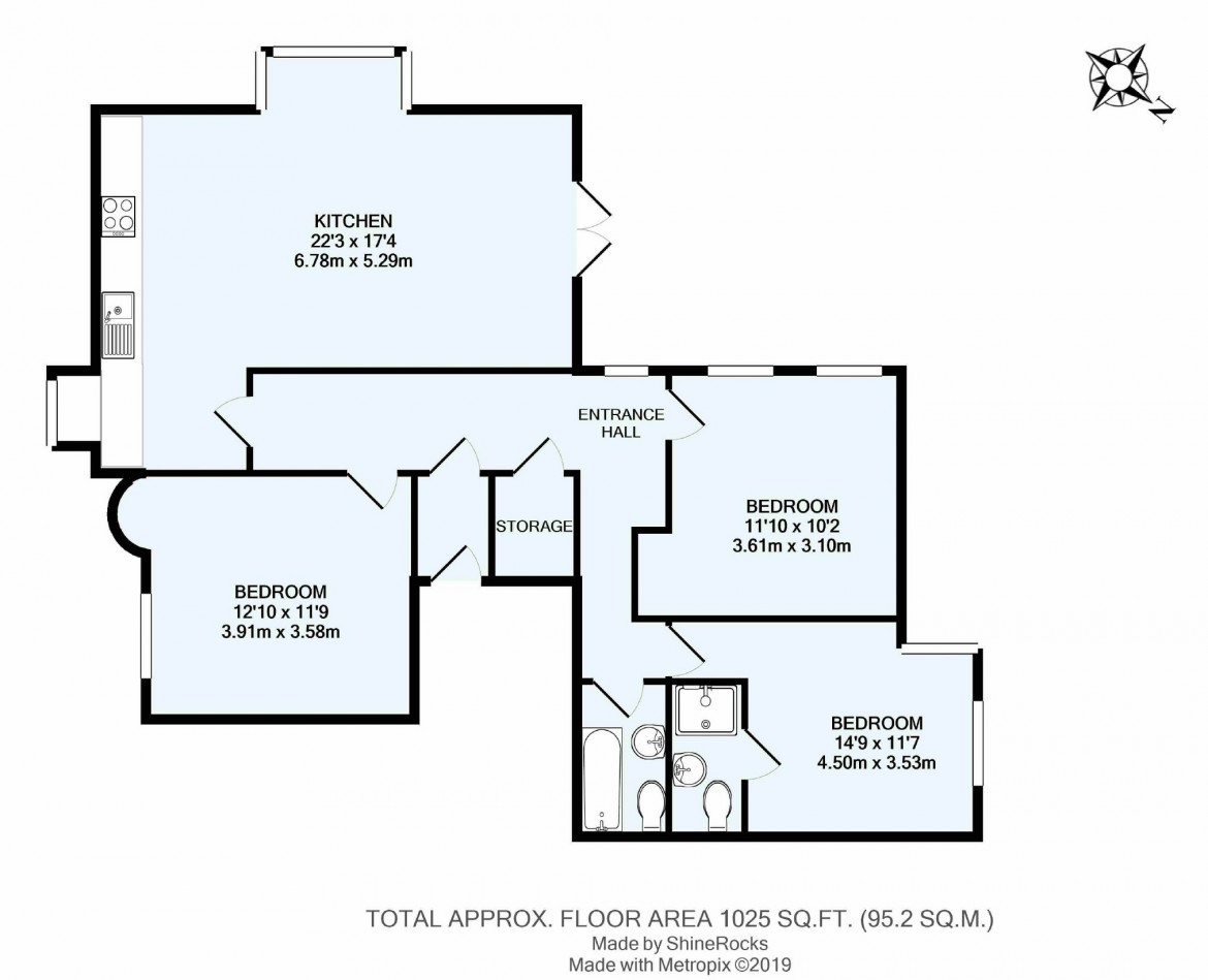 Floorplans For Hayes Lane, Kenley, Surrey