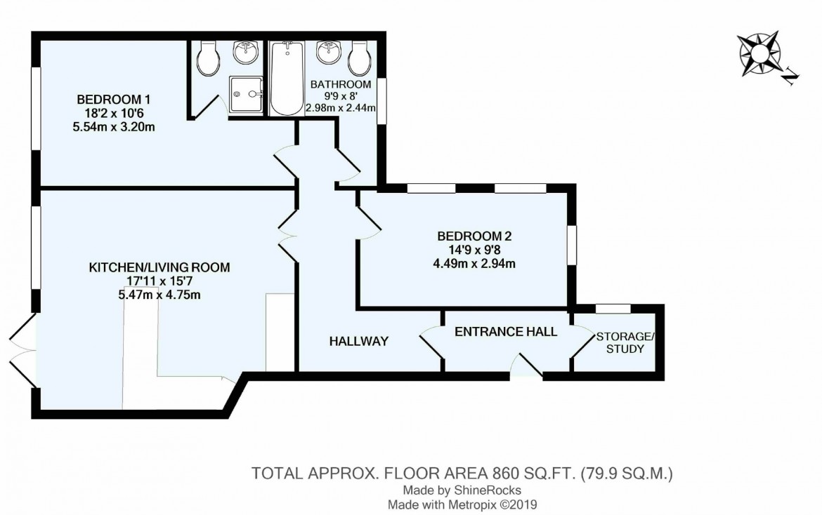 Floorplans For Hayes Lane, Kenley, Surrey