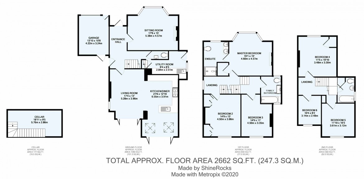 Floorplans For Dornton Road, South Croydon, Surrey