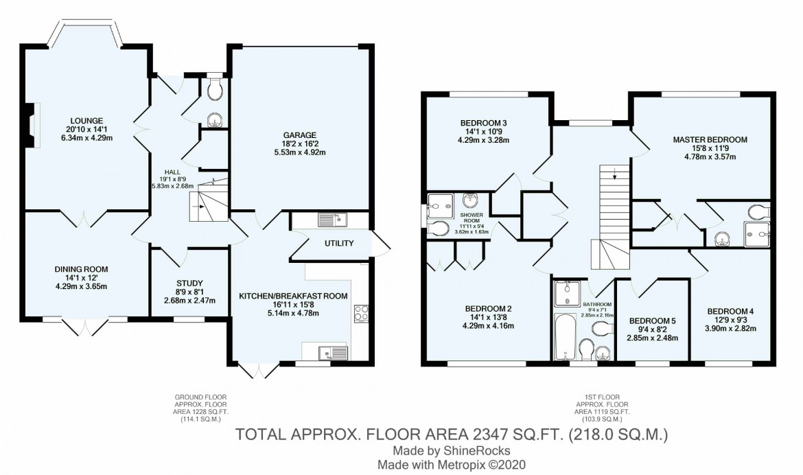 Floorplans For Cadogan Place, Kenley, Surrey