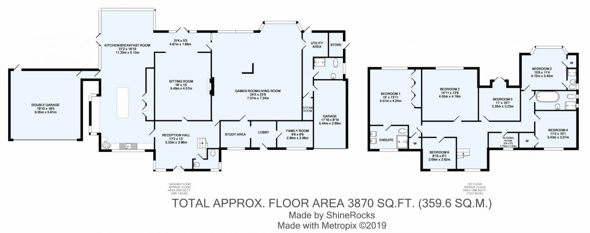 Floorplans For Verulam Avenue, Woodcote Estate, Purley, Surrey
