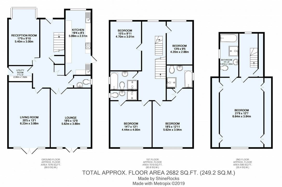 Floorplans For Foxley Lane, West Purley, Surrey