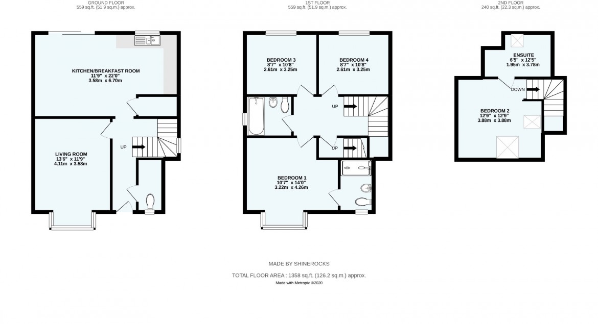 Floorplans For Upper Selsdon Road, SouthCroydon