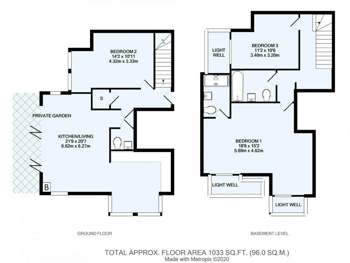 Floorplans For Welcomes Road, Kenley, Surrey